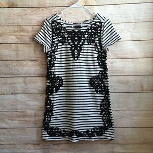 ‎ANTHROPOLOGIE POSTCARD APPLIQUED DRESS
